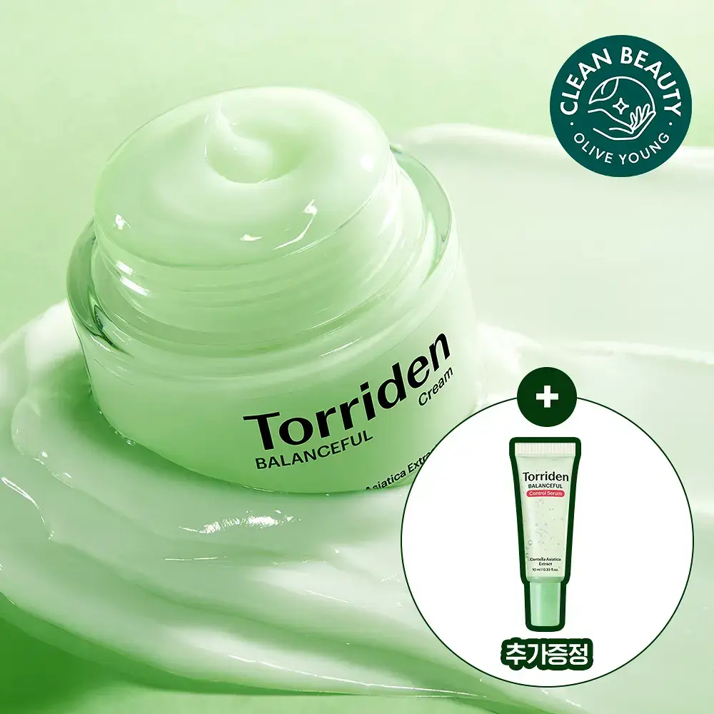 [단독기획] 토리든 밸런스풀 시카 진정 크림 80ml 기획 (+세럼 10ml)